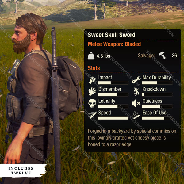 state of decay 2 sweet skull sword