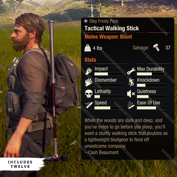 state of decay 2 tactical walking stick