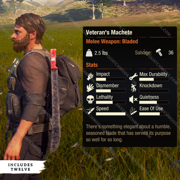 state of decay 2 Veterans Machete