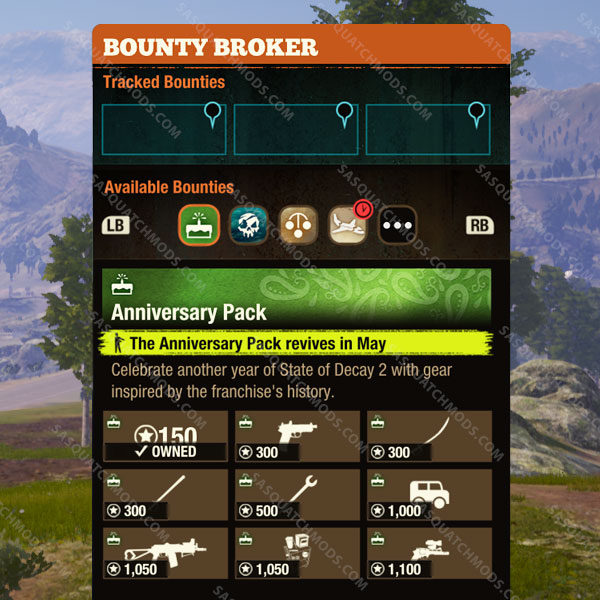 state of decay 2 bounty unlock