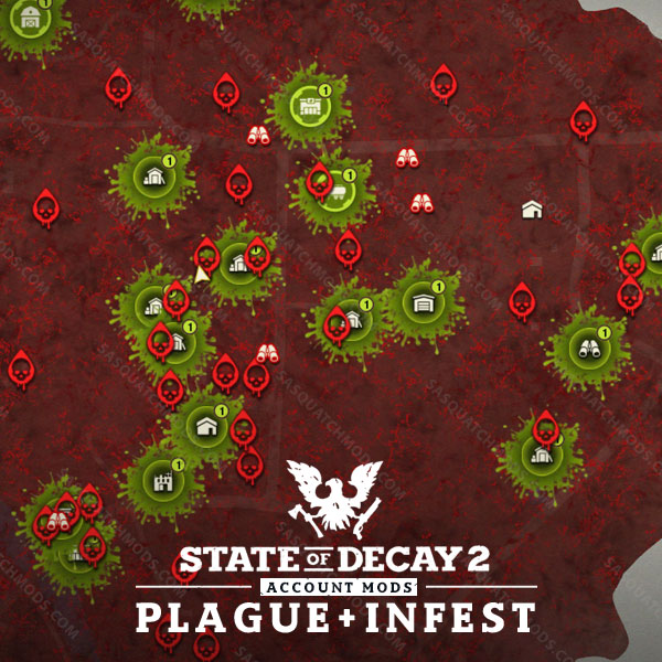 state of decay 2 plague hearts + infestations