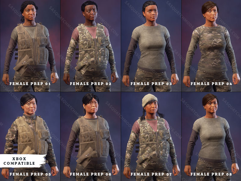 10 Prepper Survivors - State of Decay 2 - Sasquatch Mods