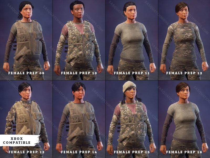 state of decay 2 prepper character models