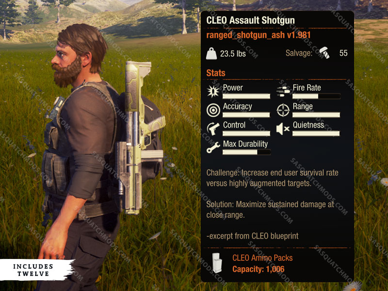 state of decay 2 cleo assault shotgun