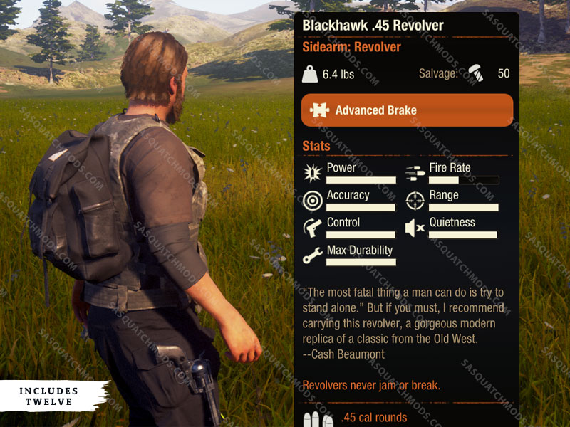 state of decay 2 Blackhawk .45 Revolver