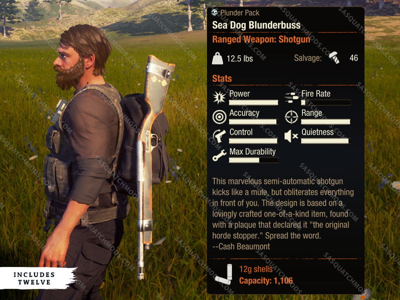 state of decay 2 sea dog blunderbuss