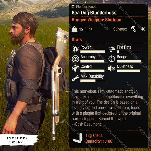 state of decay 2 sea dog blunderbuss