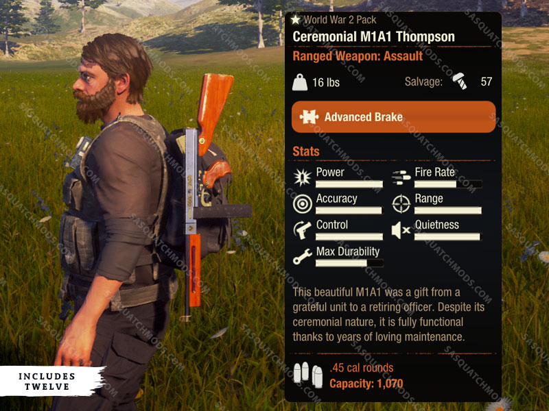 state of decay 2 ceremonial m1a1 thompson