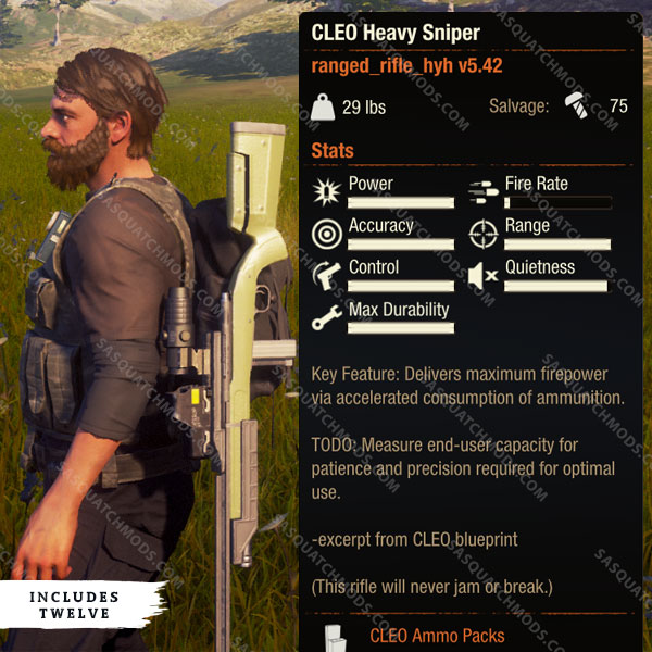 state of decay 2 cleo heavy sniper