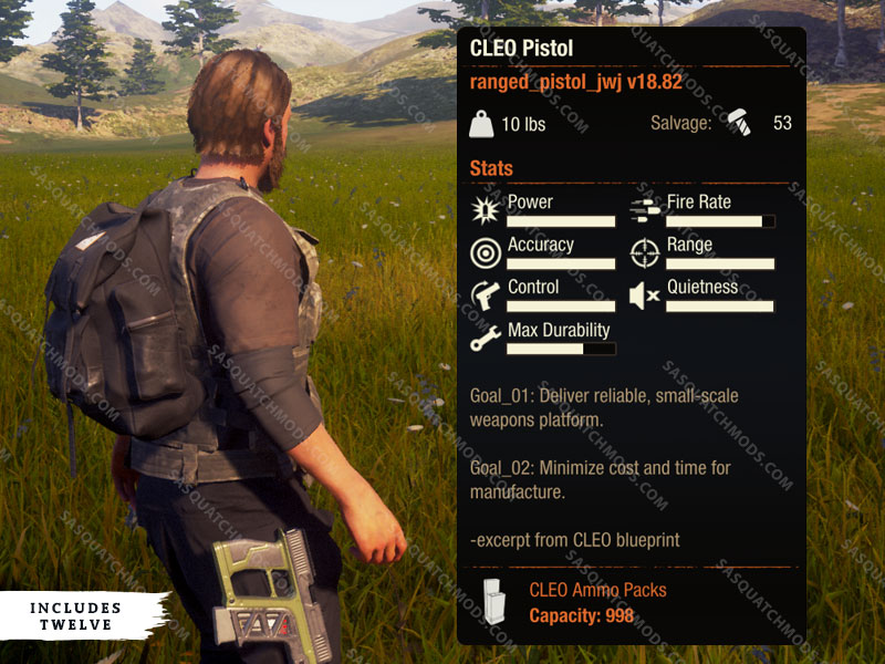 state of decay 2 CLEO Pistol