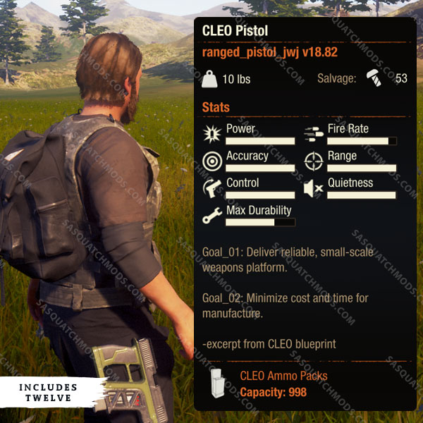 state of decay 2 cleo pistol