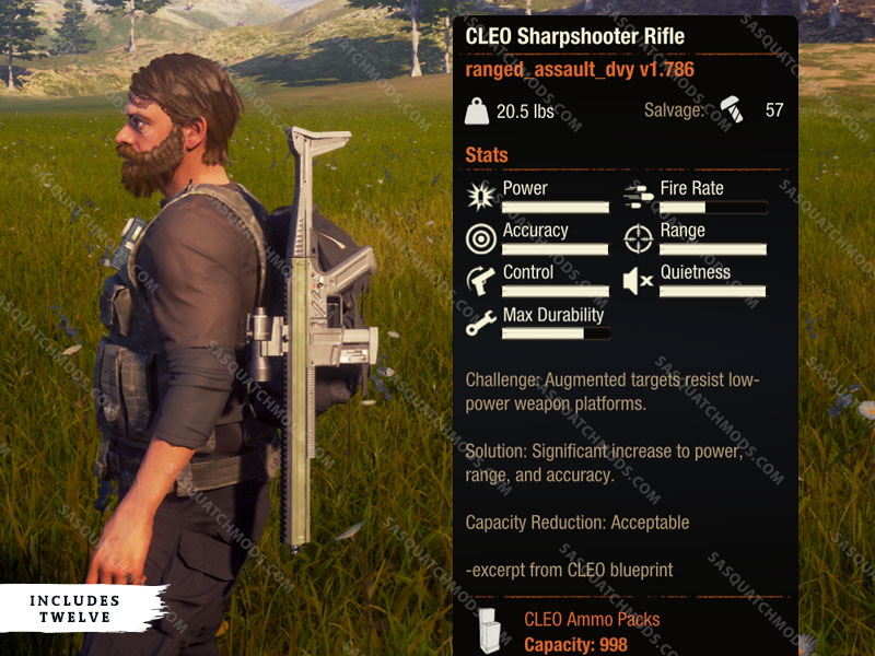 state of decay 2 cleo sharpshooter rifle