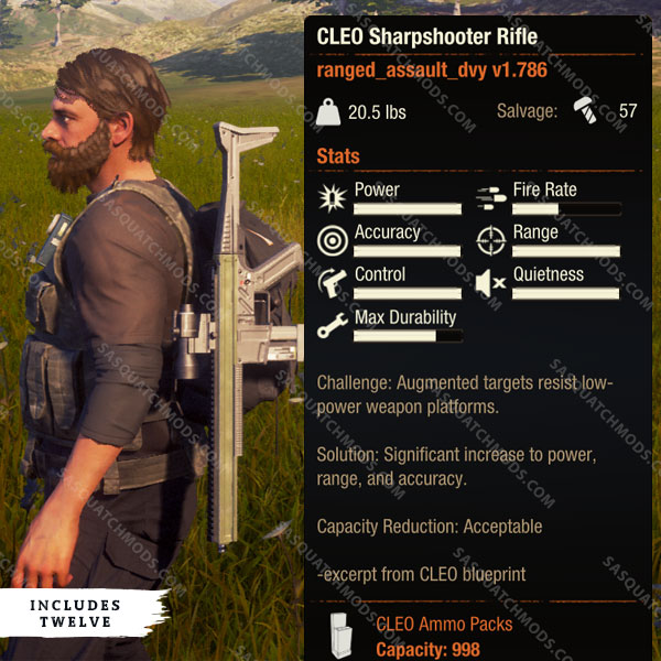 state of decay 2 cleo sharpshooter rifle