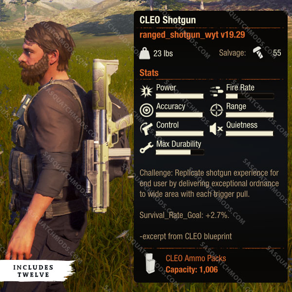 state of decay 2 cleo shotgun