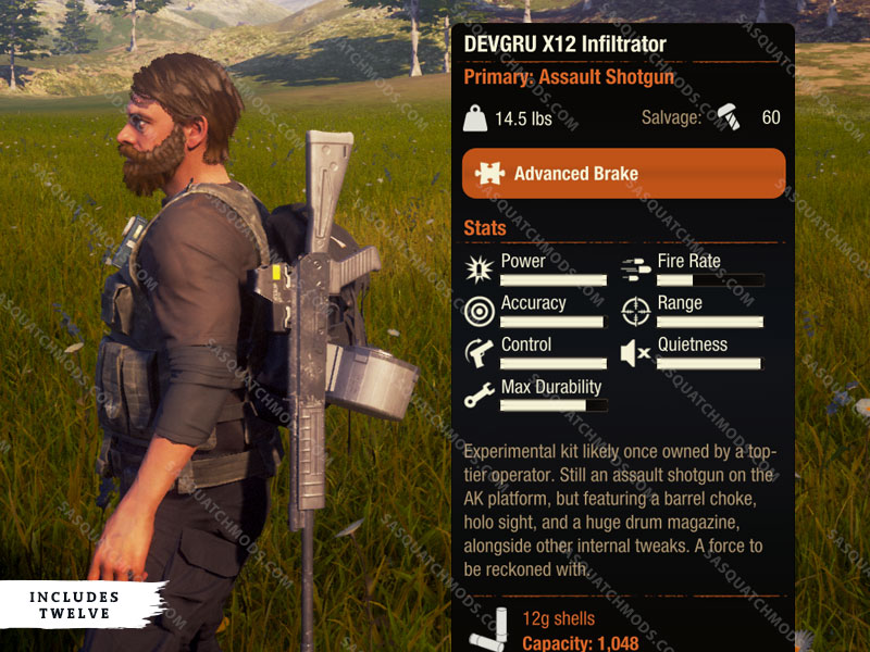 state of decay 2 DEVGRU X12 Infiltrator