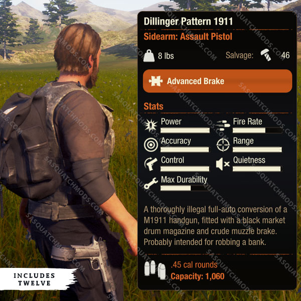 state of decay 2 dillinger pattern 1911