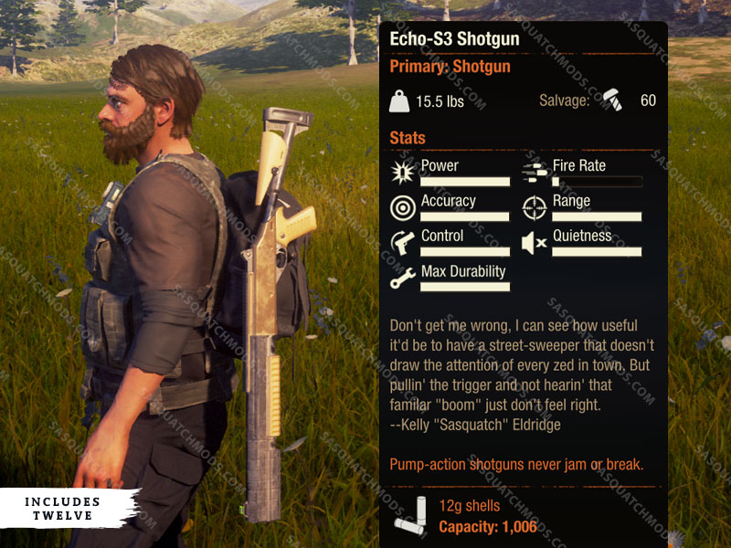 state of decay 2 echo-s3 shotgun