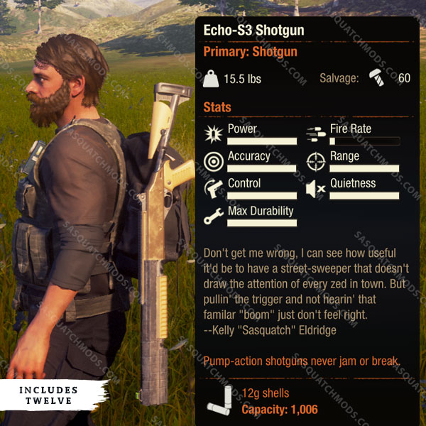 state of decay 2 echo-s3 shotgun