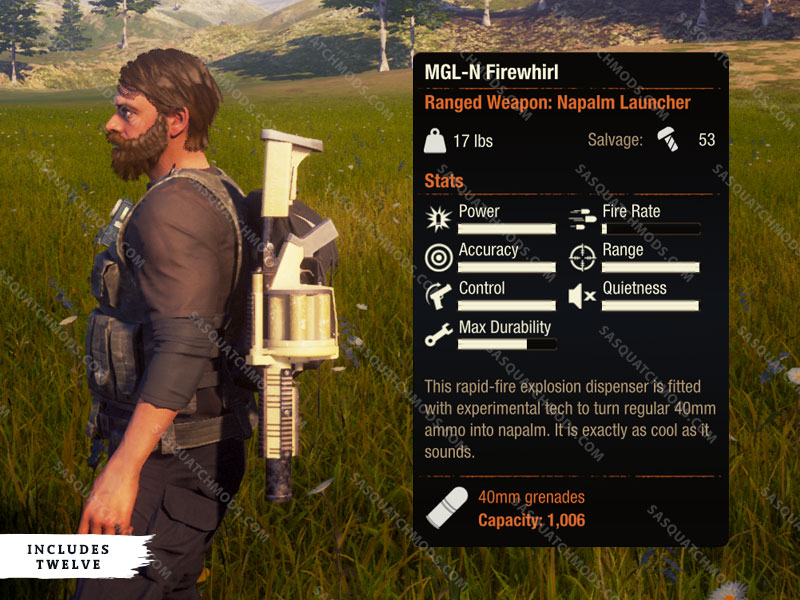 state of decay 2 mgl firewhirl launcher