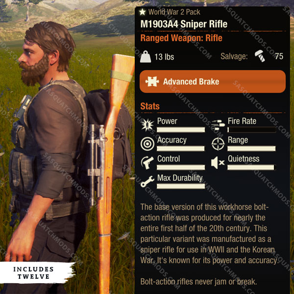 state of decay 2 m1903a4 sniper rifle