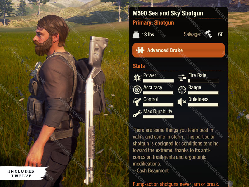 state of decay 2 M590 Sea and Sky Shotgun