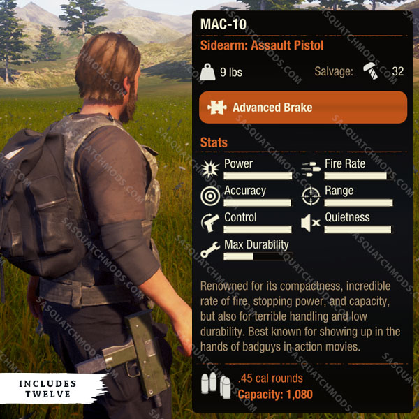 state of decay 2 MAC-10
