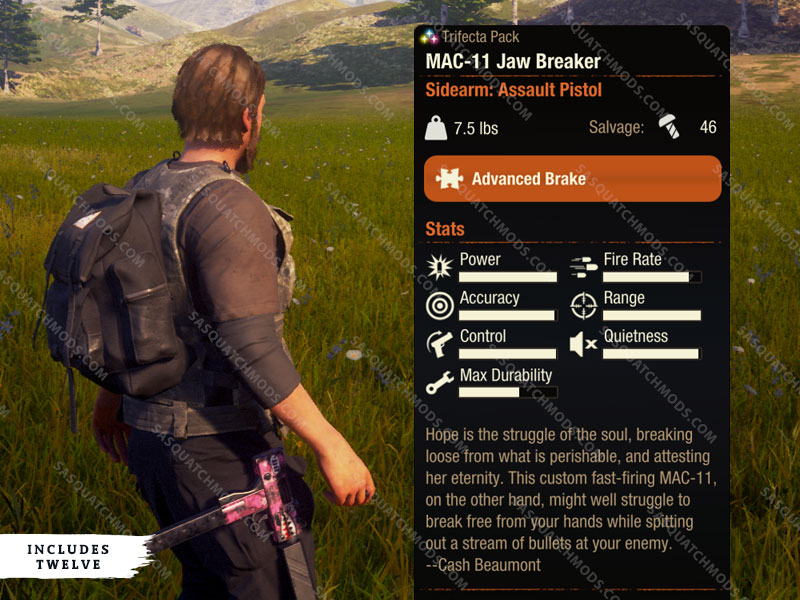 state of decay 2 mac-11 jaw breaker