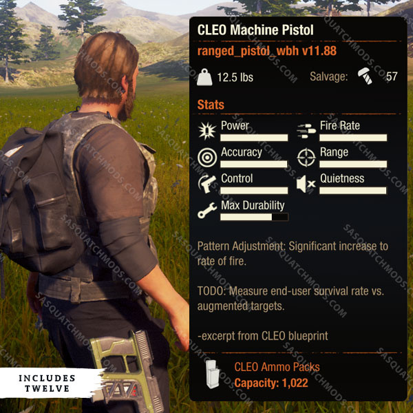 state of decay 2 cleo machine pistol