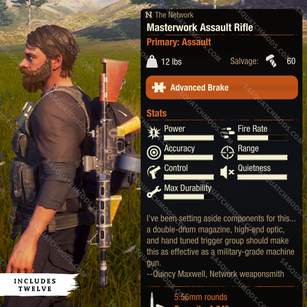 state of decay 2 masterwork assault rifle