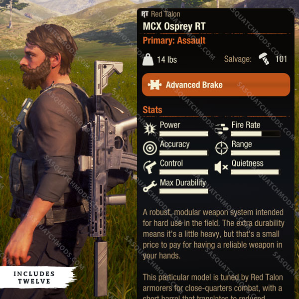 state of decay 2 MCX Osprey RT
