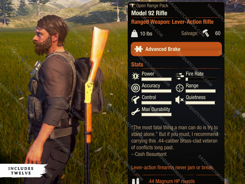 state of decay 2 model 92 rifle