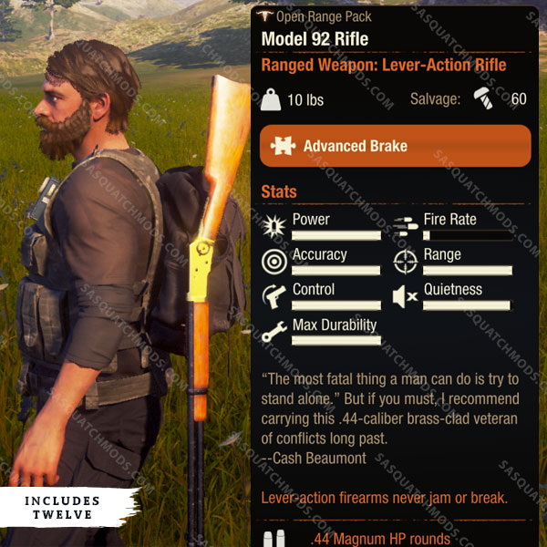 state of decay 2 model 92 rifle