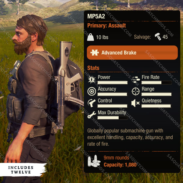 state of decay 2 MP5A2