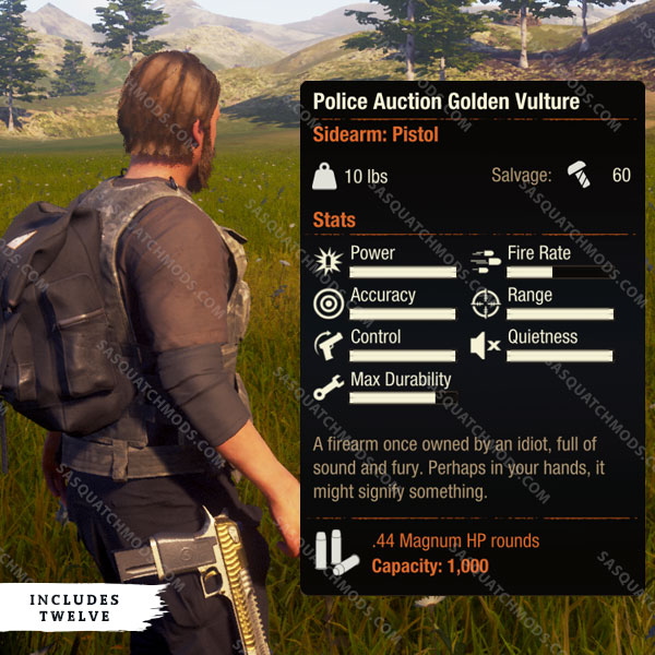 state of decay 2 police auction golden vulture