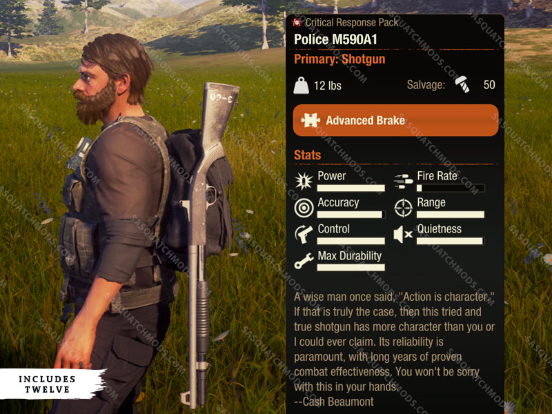 state of decay 2 police m590a1 shotgun
