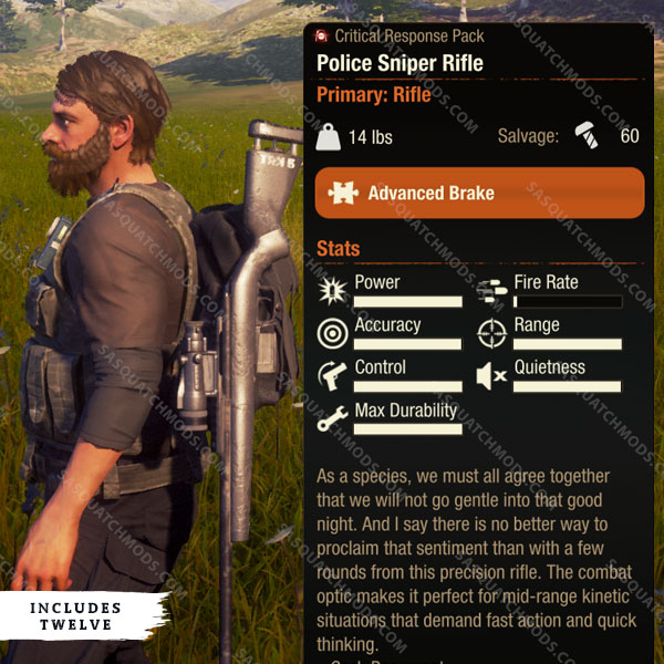 state of decay 2 police sniper rifle