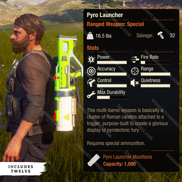 state of decay 2 pyro launcher