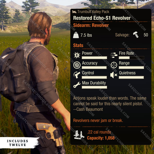 state of decay 2 restored echo s1 revolver