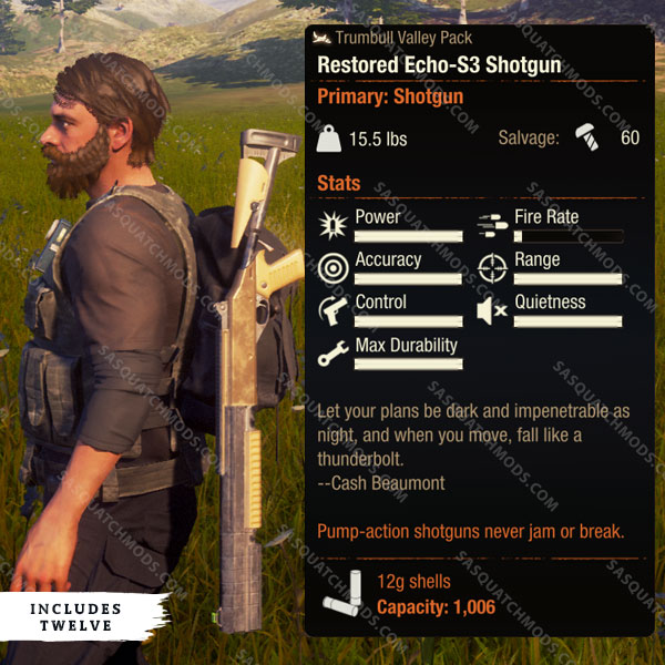 state of decay 2 restored echo-s3 shotgun