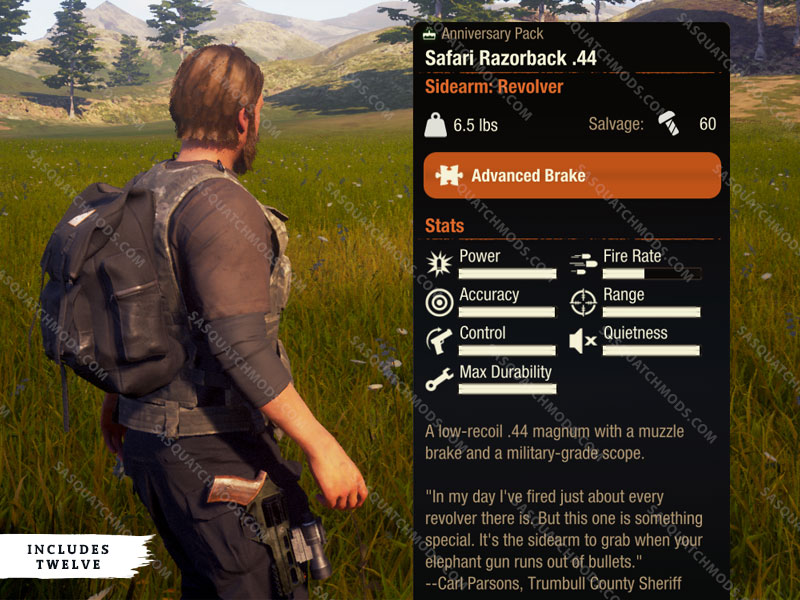 state of decay 2 safari razorback .44s