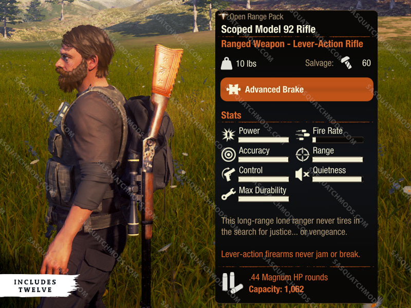 state of decay 2 scoped model 92 rifle