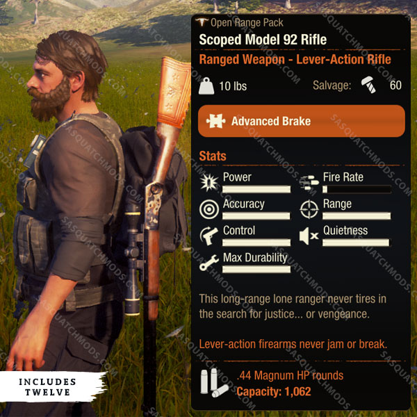 state of decay 2 scoped model 92 rifle