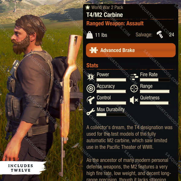 state of decay 2 t4/m2 carbine