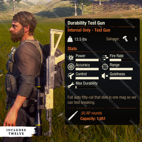 state of decay 2 durability test gun