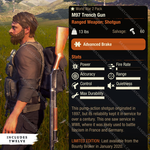 state of decay 2 m97 trench gun