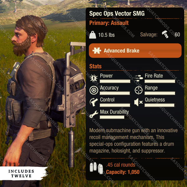 state of decay 2 spec ops vector smg