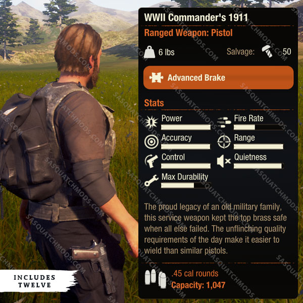 state of decay 2 ww2 commander 1911