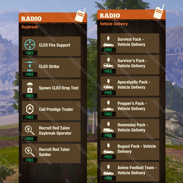 Grenade Launcher Pack - State of Decay 2 - Sasquatch Mods