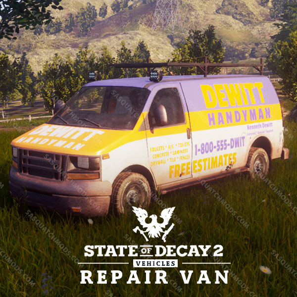 state of decay 2 repair van