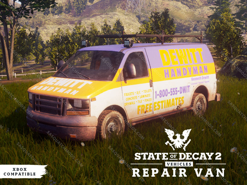 state of decay 2 repair van